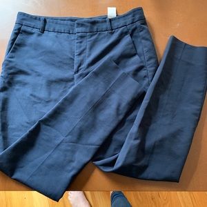 Zara Navy Blue cropped ankle pants for spring